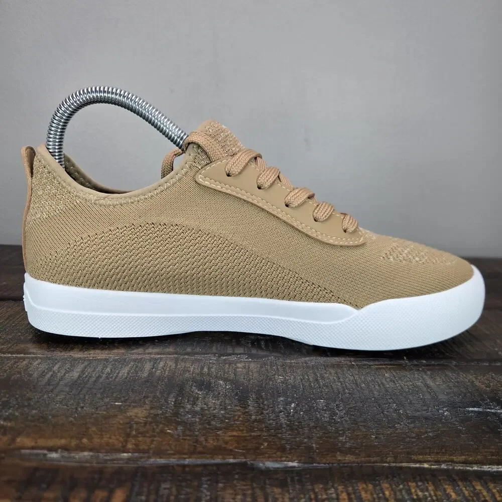 Vessi Weekend 1.5 Sneaker Womens Size 8 Waterproof Shoes Oak Brown White